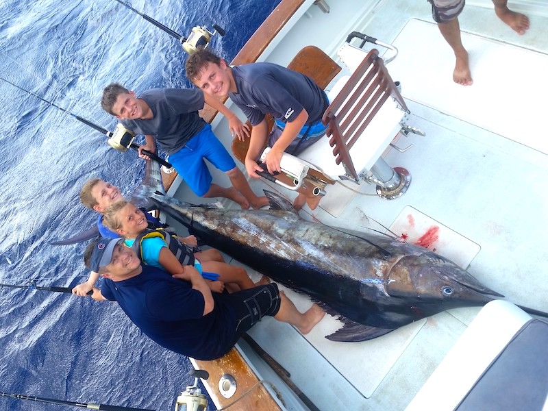 Marlin catch, Kauai