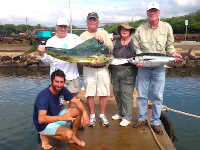 Kauai Deep Sea Fishing Charter Catch
