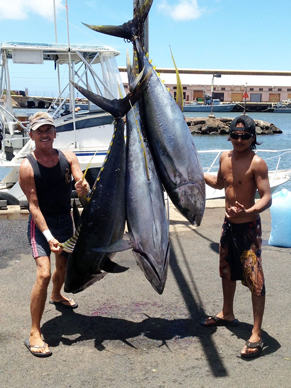 Yellow Fin Tuna caught on Kauai
